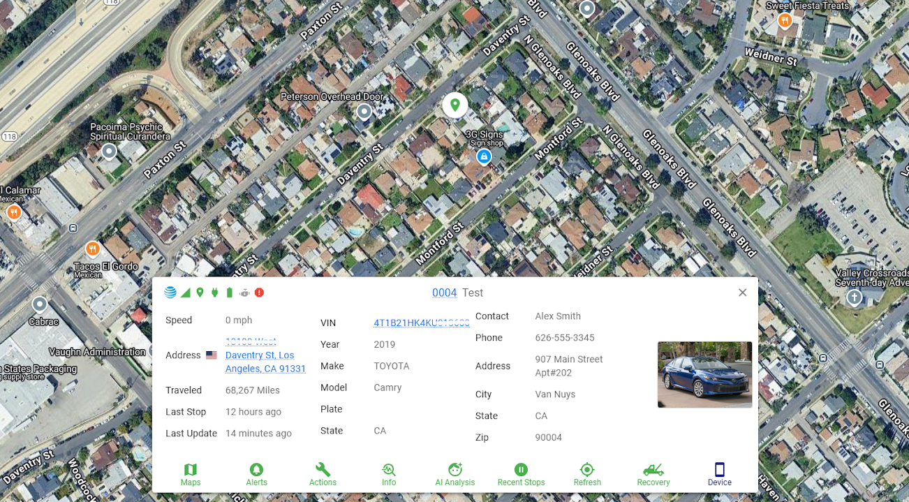 TowerGPS Platform Dashboard